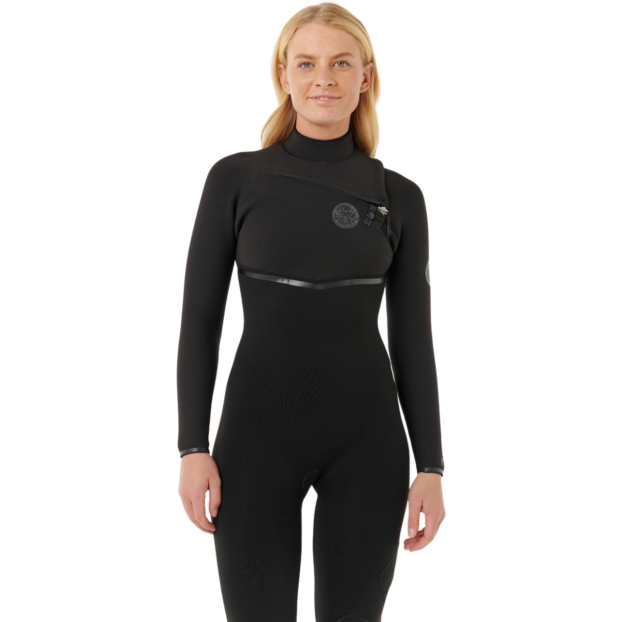 2026 Rip Curl Womens E-Bomb 3/2mm Chest Zip Wetsuit 16RWFS - Black